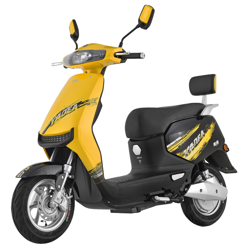 雅迪新款 e2 高能版石墨烯60v20ah电动车电动摩托车 活力黄 60v20ah