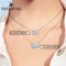 【正品联保】SWAROVSKI施华洛世奇限量款红色天鹅IconicSwan项链女时尚饰品5465400 渐变色天鹅5215038（小号）