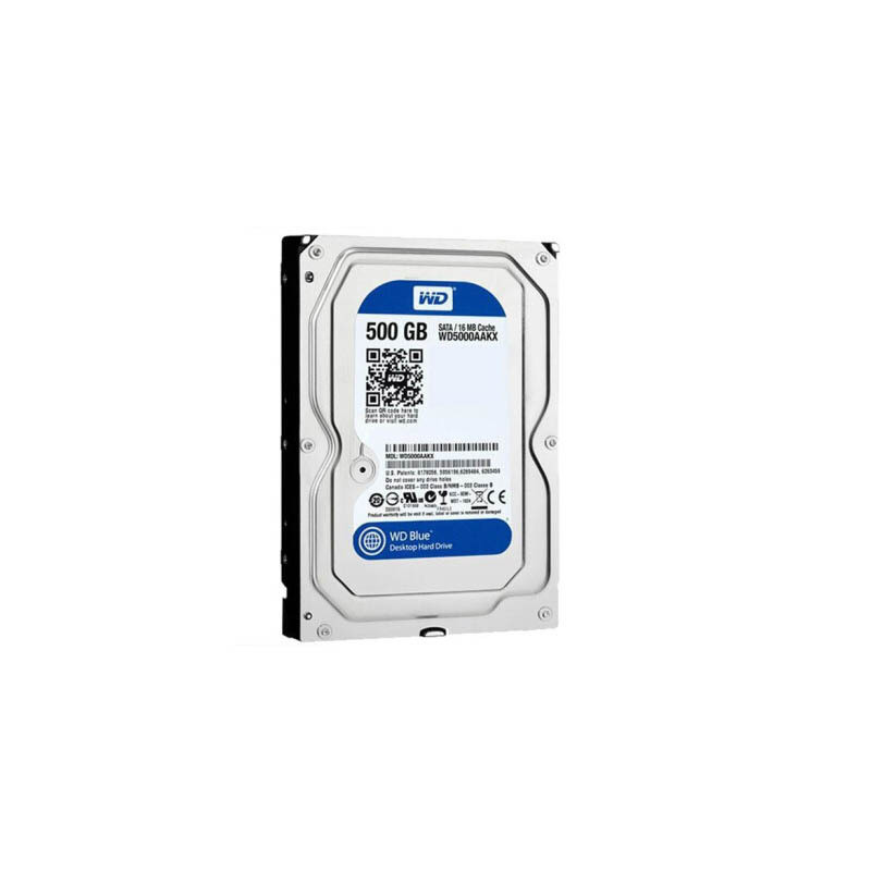 西部数据（WD）台式机 家用 500G SATA接口3.5英寸机械硬盘 WD5000AAKX 宁选