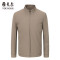 Youngor/雅戈尔冬季新品男士商务休闲男士棉茄克977YQA 165/88A 卡其