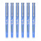 百乐（PILOT）BXC-V5可换墨胆中性笔 0.5mm中性水笔针管笔签字笔 V5升级版可换墨胆办公学生中性笔 蓝色6支装送笔盒
