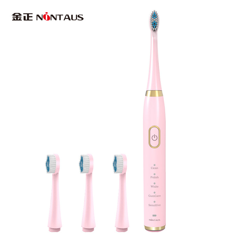 金正(NiNTAUS)电动牙刷X7–5档电池款（粉色）