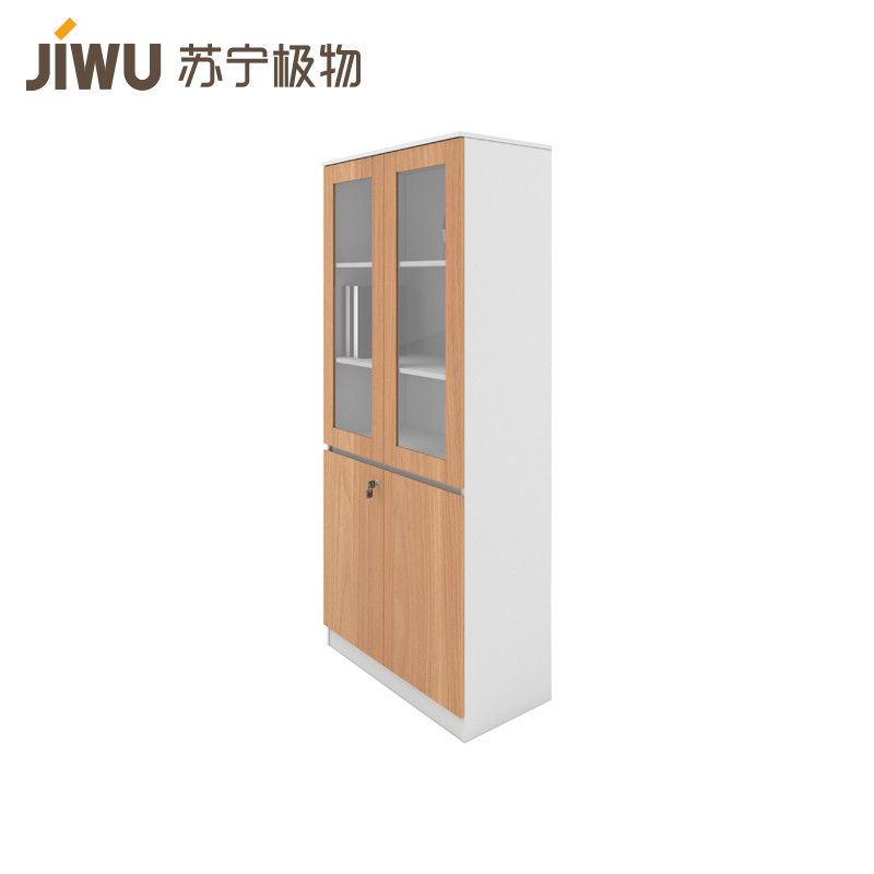 中泰X苏宁极物 风暴系列 办公家具文件柜办公柜矮柜木质资料柜收纳柜茶水柜带锁办公室柜打印机柜