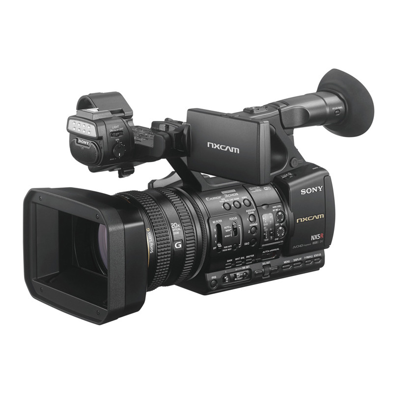 索尼(SONY)HXR-NX5R 3片1/2.8英寸CMOS高清手持式摄录一体机 带3G-SDI接口