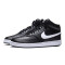 NIKE男鞋板鞋COURT高帮皮质经典系带休闲运动鞋CD5466.. 44.5码 CD5466-001黑+白色
