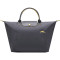 Longchamp 珑骧 LE PLIAGE女士系列织物中号短柄可折叠手提包 1623 619 P18-棕色
