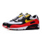【自营】NIKE耐克男鞋休闲鞋Air max 90缓震气垫休闲运动鞋AJ1285. AJ1285-109白+铬黄+黑+亮深红 44码