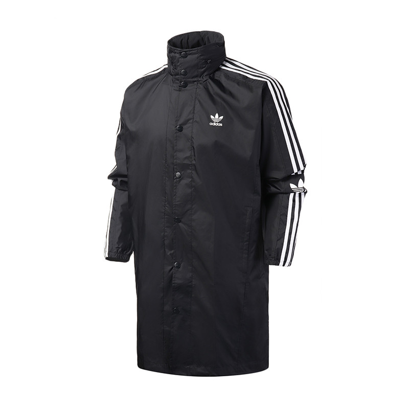 【自营】adidas阿迪达斯三叶草男装运动服休闲夹克防风衣外套FL0011 XS FL0011黑色