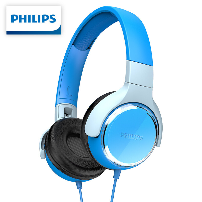 飞利浦(Philips) 头戴式儿童耳机 TAKH301BL/00 蓝色