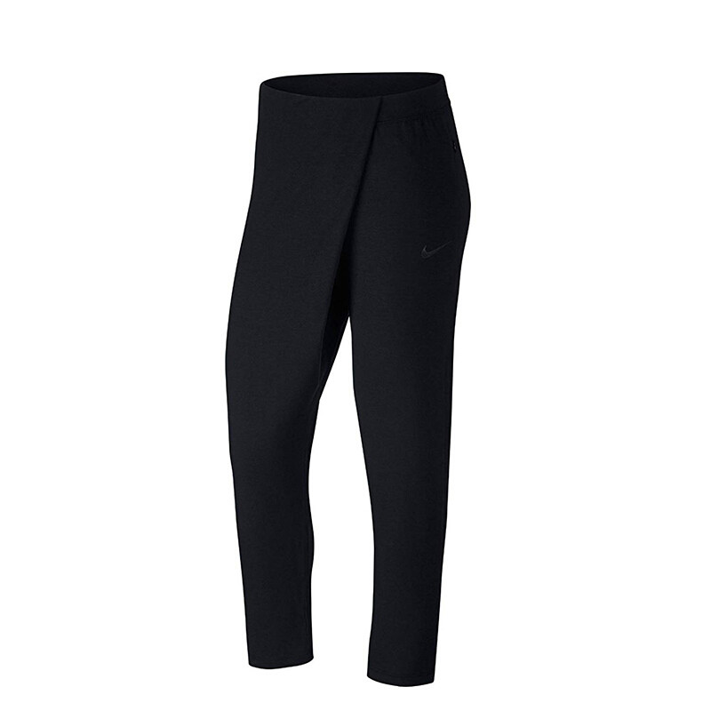 耐克(NIKE)女裤春季新款训练透气收口小脚运动中长裤七分裤 933437-010