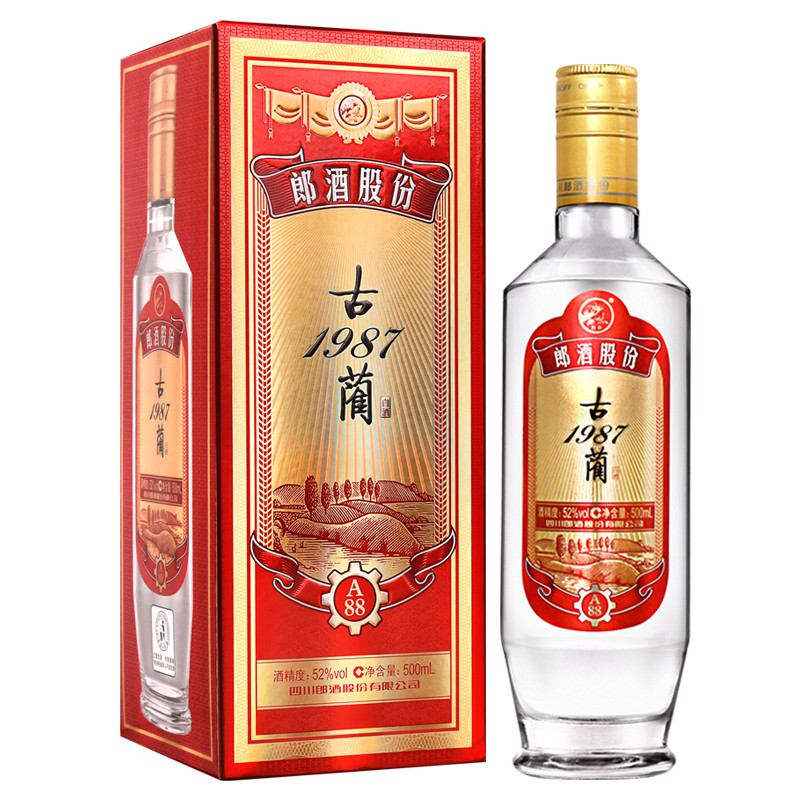 郎酒 古蔺1987（A88）52度 500mL单瓶