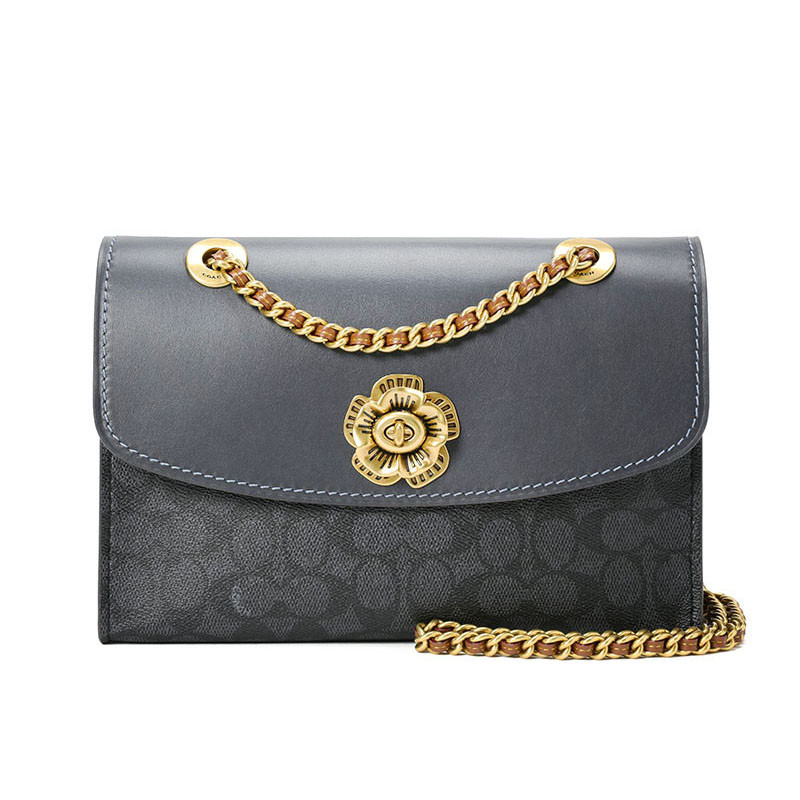 Coach/蔻驰 PARKER 山茶花单肩包 30585 拼色