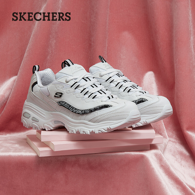SKECHERS(斯凯奇)中性鞋休闲鞋13090-WBK 白色/黑色/WBK 35