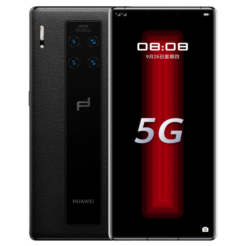 华为/HUAWEI Mate 30 RS 保时捷设计 12GB+512GB 玄黑 麒麟990智慧芯片 4000万徕卡摄像