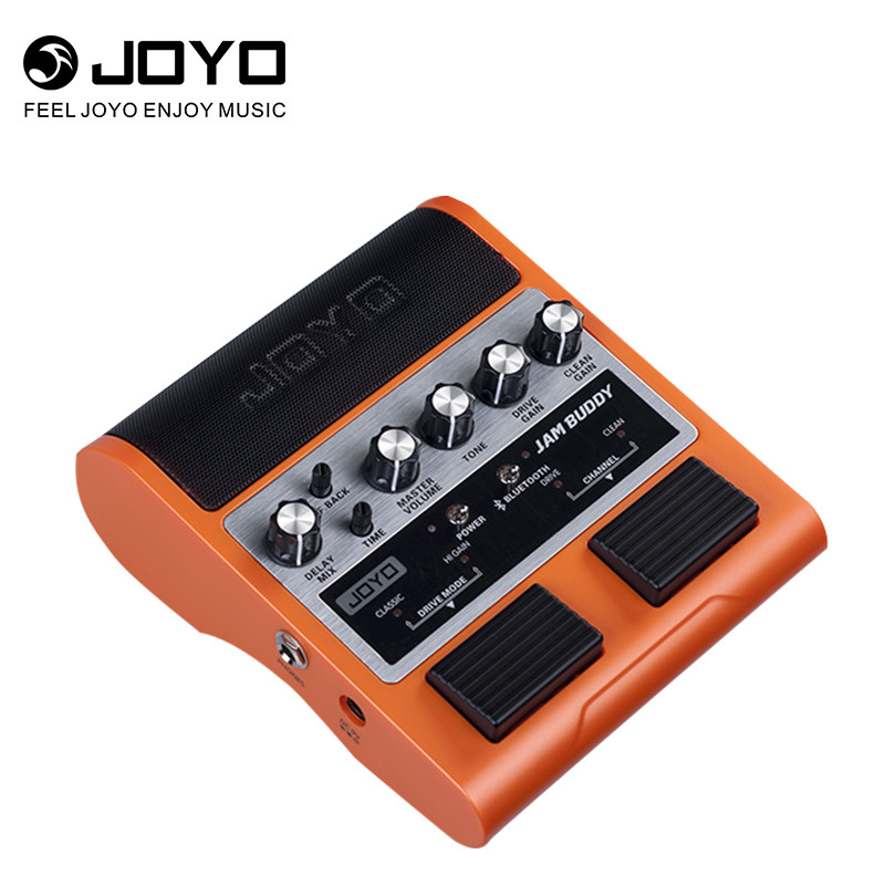 卓乐 JOYO JAM BUDDY双通道2X4W踏板式吉他效果器音箱可充电支持蓝牙播放小音响（橙色款）