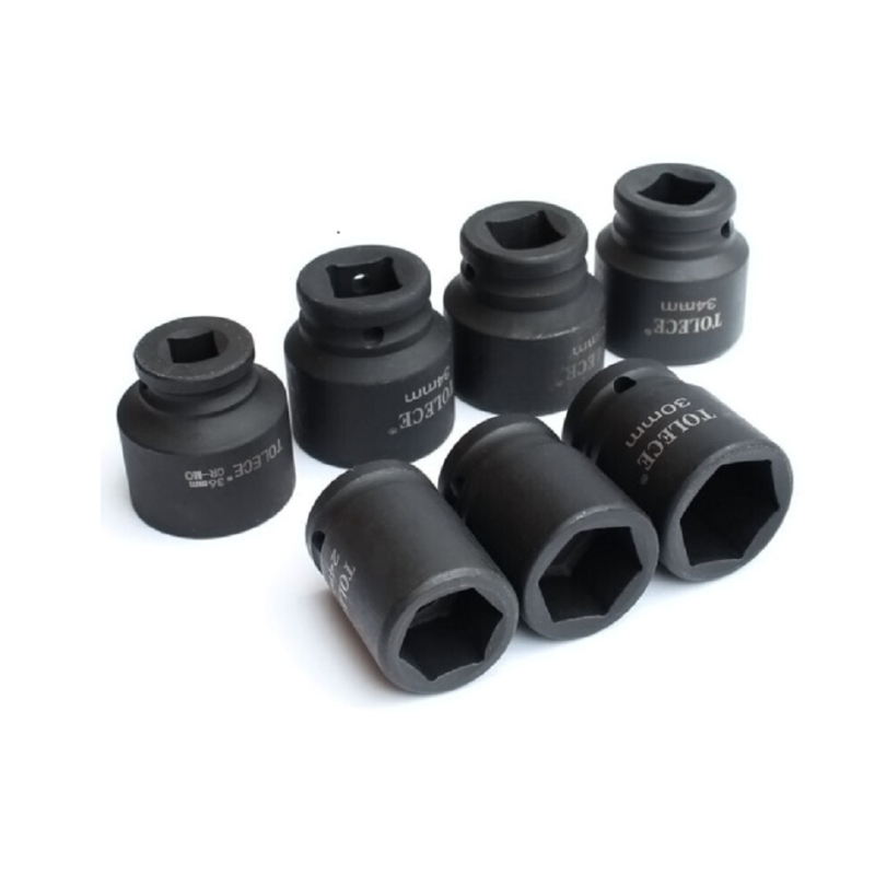 德至高 电动扳手套筒 3/4寸 方头尺寸27*55mm 配套19*19mm电动扳手使用 单个装--(个)
