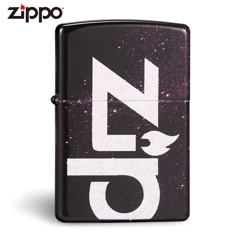 zippo芝宝正版打火机 星空彩印创意正品防风煤油个性火机潮送男友 夜空