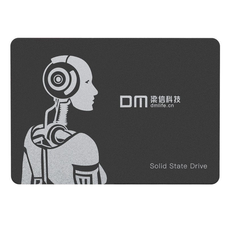 DM F5机器人灰色系列 128GB SATA3.0接口 台式组装机笔记本电脑SSD固态硬盘
