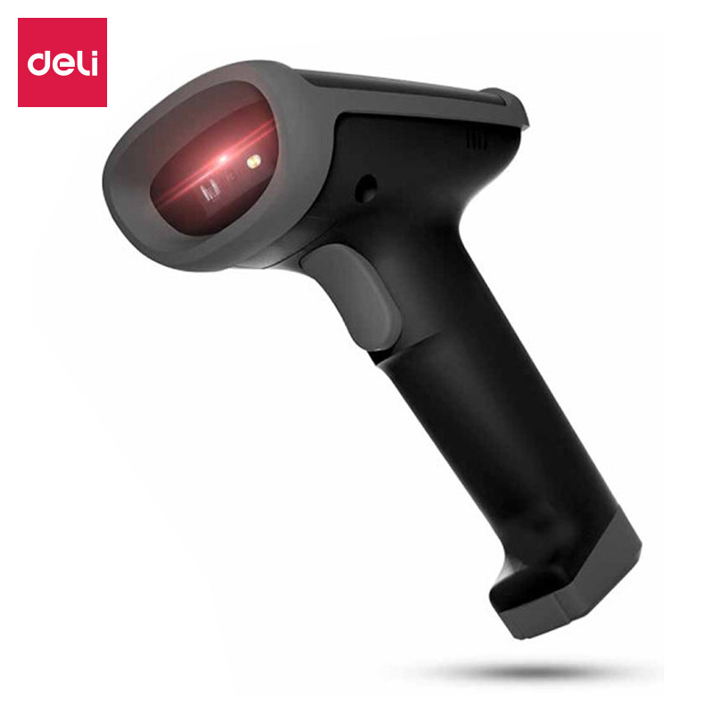 得力deli14950w条码扫描器超市收银机条码扫描扫码枪扫描器usb接口即