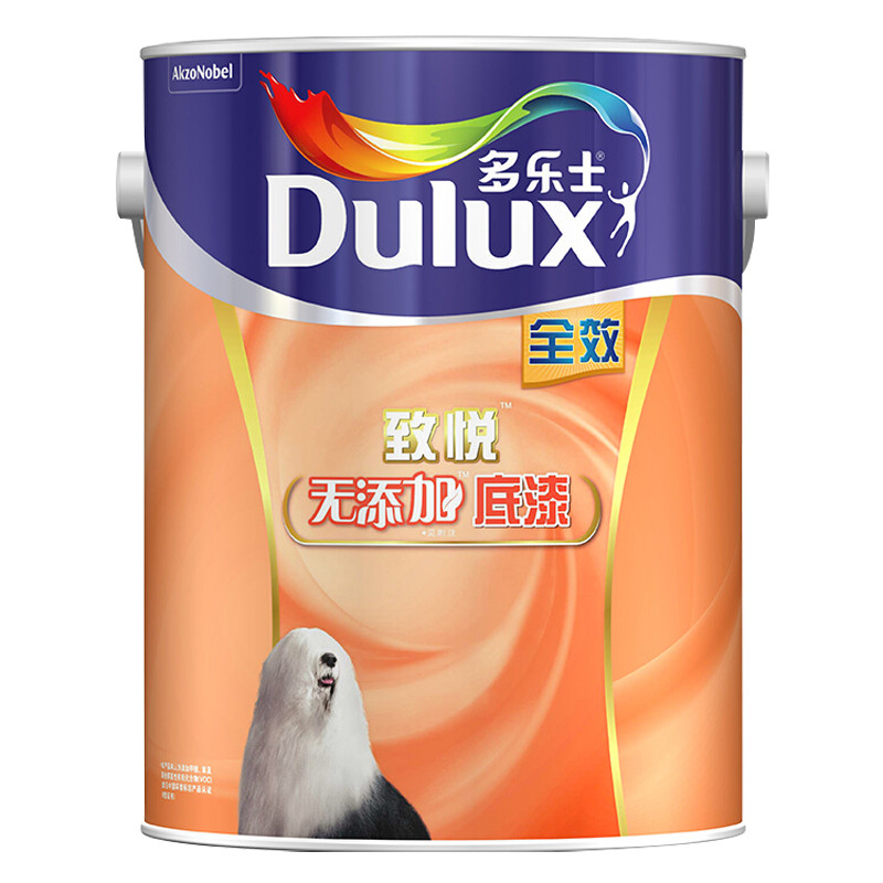 多乐士（Dulux） 致悦全效无添加底漆乳胶漆内墙 油漆涂料 墙面漆底漆 A748 5L 厂家直送【5L-单桶】