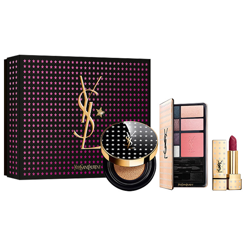 圣罗兰(YSL)即行即妆限定礼盒方管限定版羽毛气垫B20