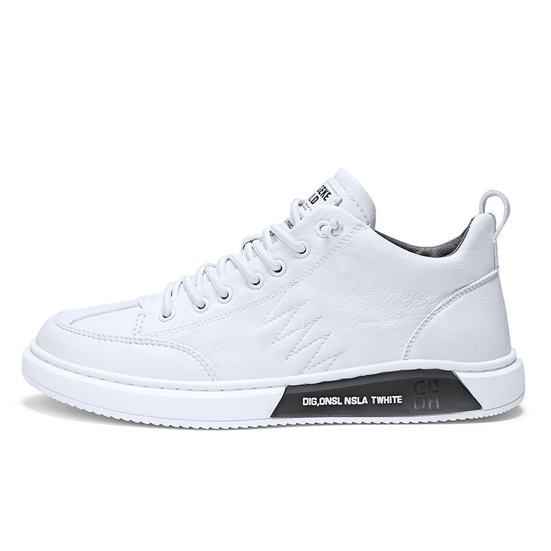 英伦班纳(ENLEN&BENNA)2020新款男鞋春秋季运动休闲鞋小白鞋男士板鞋 白色 43码