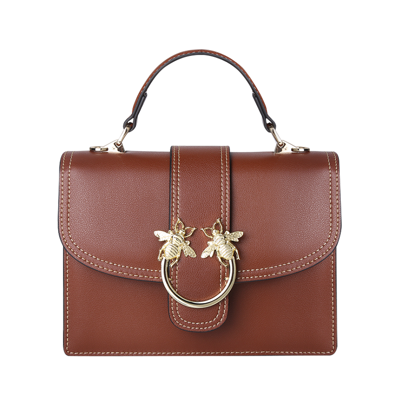 女士手提包女小包女式手提包包女手提包大气单肩包女百搭女包手提包包 棕色