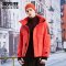 【设计师款】波司登男羽绒服短款2019新款青年鹅绒冬装 170/88A 靓橙色2039