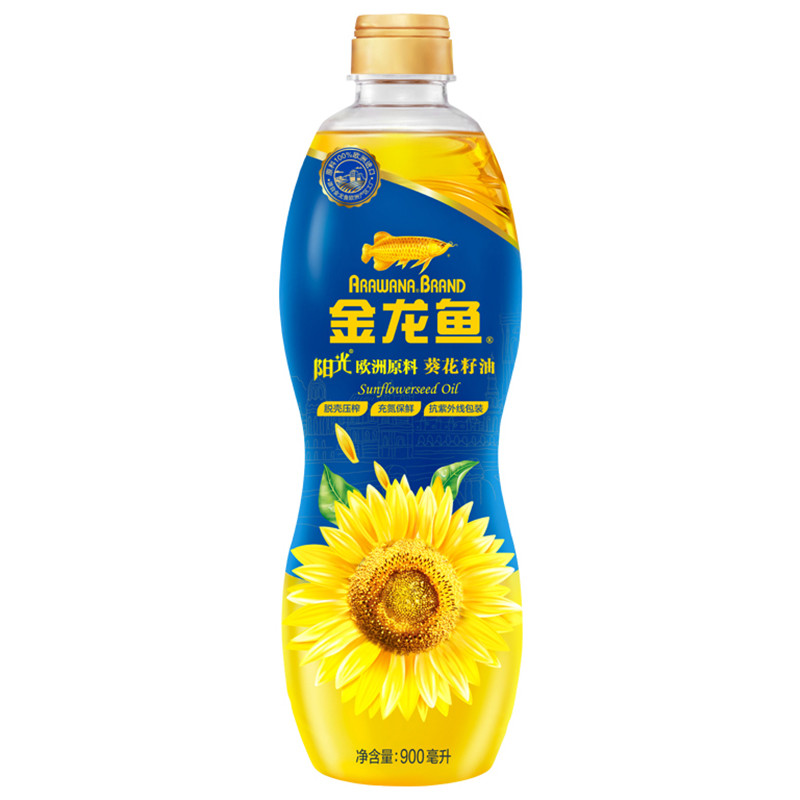 金龙鱼 阳光葵花籽油食用油900ml