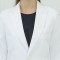 气质制服!韩版白大褂长袖医生服院工作服女白大衣护士服医院白服迈尔尼诺(MYLENINO)_864 XXL 男防静电短袖502款