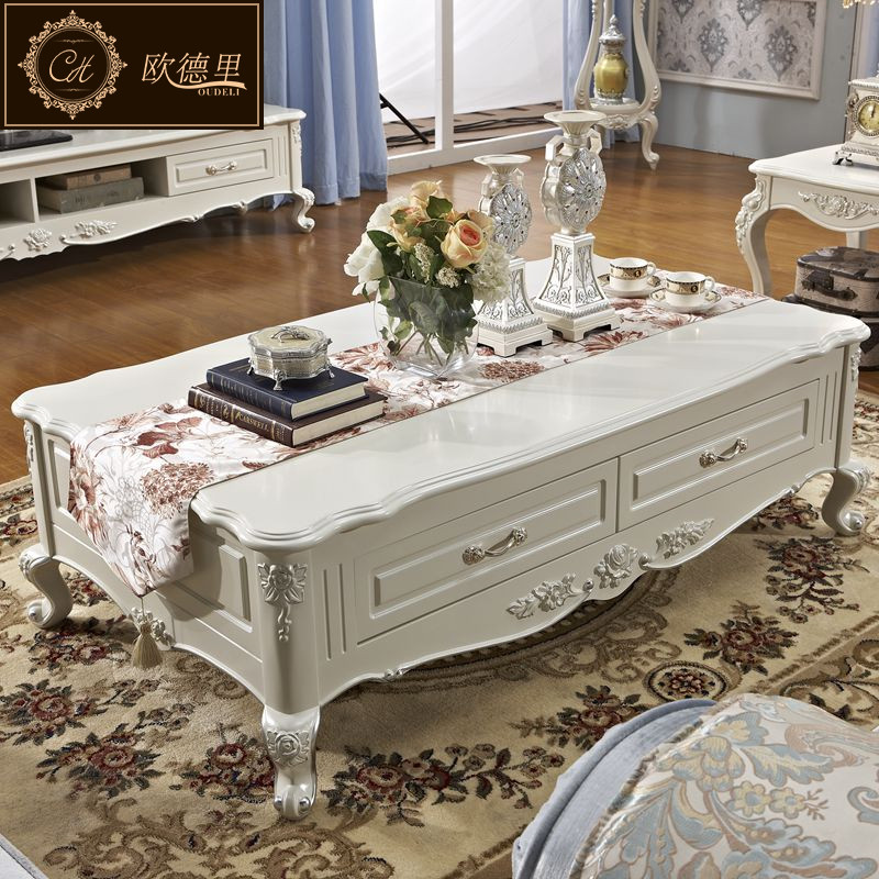 8601茶几电视柜 1.2米木面茶几【1.2*0.6】