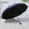 天堂伞三折晴雨伞 1933614E 都市在线 深蓝色