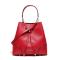 MICHAEL KORS 迈克·科尔斯 MK 女士皮质中号手提包单肩包水桶包 30F9GZ5L6L BRIGHT-RED-亮红色