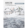 地毯卧室床边毯满铺长毛绒网红北欧客厅毛毯地垫可睡可坐_641 120x200cm【加密加厚】 粉色扎染