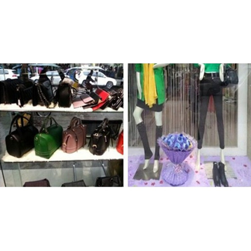 定制鞋店服装店橱窗白毛地毯货架中岛柜台地垫装饰垫定做飘窗阳台_2 定制长毛 浅紫色1