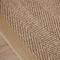 塞尚现代简约剑麻地毯美式客厅茶几垫书房卧室茶室麻编织地毯定制_355 250cm&times;350cm S13米黄色布边+无纺布底