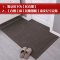 进地垫纯色简约家用厅地板脚垫防滑可剪定制卧室客厅入户地毯_2 80*100cm 纯色进门垫-咖色