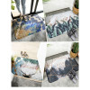口地垫入户进入脚垫丝圈玄关厅地毯家用入户蹭脚垫垫_8 60x90cm 绿意葱茏