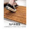 环保椰棕户外大口地垫进垫入户蹭脚垫家用厅地毯_3 80x120cm【入户耐磨好货】 椰棕-招福猫