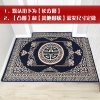 地垫进家用入户脚垫口地板垫子红色定制卧室客厅欧式厅地毯_262 120*180cm 双喜-藏青色