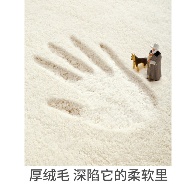 简约风时尚床边毯家用长方形现代客厅沙发茶几毯卧室床前满铺地毯_2