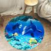 ins北欧风圆形地毯客厅卧室吊椅吊篮垫子地垫现代简约可机洗_1_292 160CM圆 好多鱼