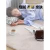 仿兔毛圆形地毯长毛绒卧室床边现代简约ins房间北欧少女网红地毯_2_307 120CM圆 驼色（加厚款）