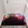 北欧卧室地毯垫进垫子地垫家用脚垫口入户卫生间厨房浴室_3 0.8&times;1.2米（支持裁剪，可定制） 浅紫色烟花