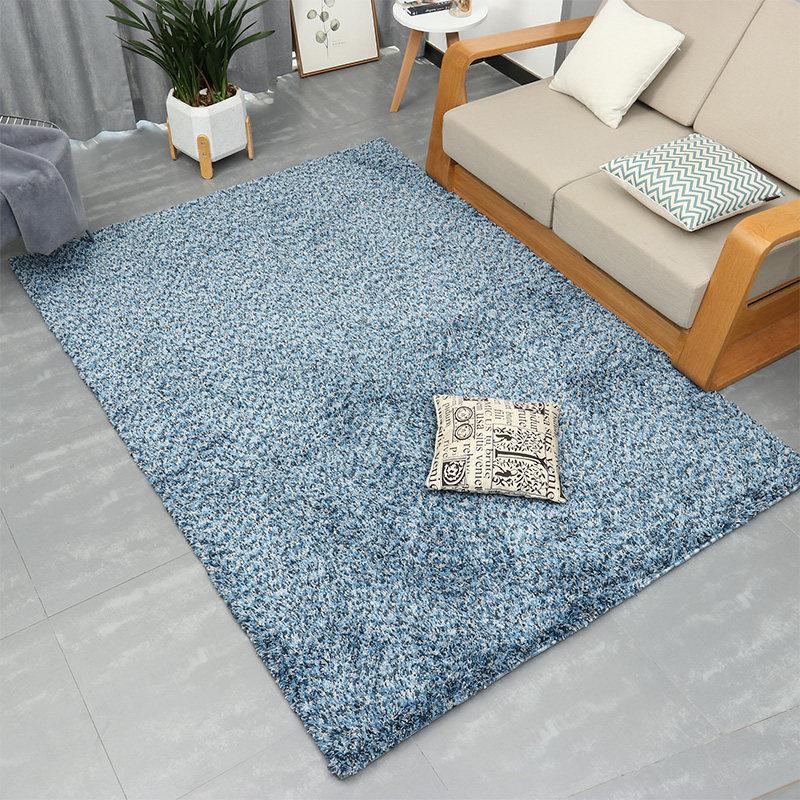 客厅茶几沙发毯北欧现代简约加厚卧室家用_802 140×200CM 深蓝色