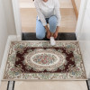 欧式地垫垫进入户口脚垫进垫子厅玄关卧室家用客厅地毯_1_434 100×140CM（送浴室吸水垫） 165红