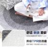 圆形地毯现代简约电脑椅转椅垫子客厅卧室书房ins北欧轻奢地垫_1_334 100CM圆 深灰色