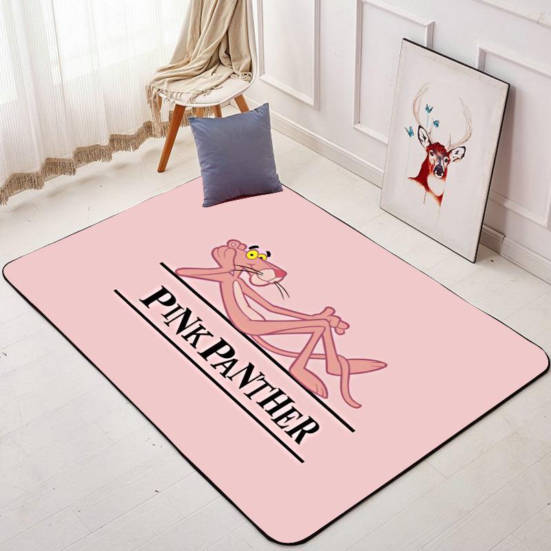 客厅卧室沙发茶几地毯满铺少女房间防滑床边毯垫可定制尺寸_210 2x2.8米 粉色顽皮豹