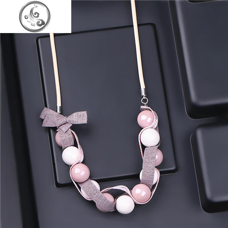 欧美时尚夸张百搭锁骨项链短款毛衣链日韩衣服配饰装饰项链挂饰_4_131 款式22