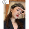 韩国冷淡风项链女简约气质网红小耳钉夏季耳环套装小众设计锁骨链 1#酒红爱心（六件套）